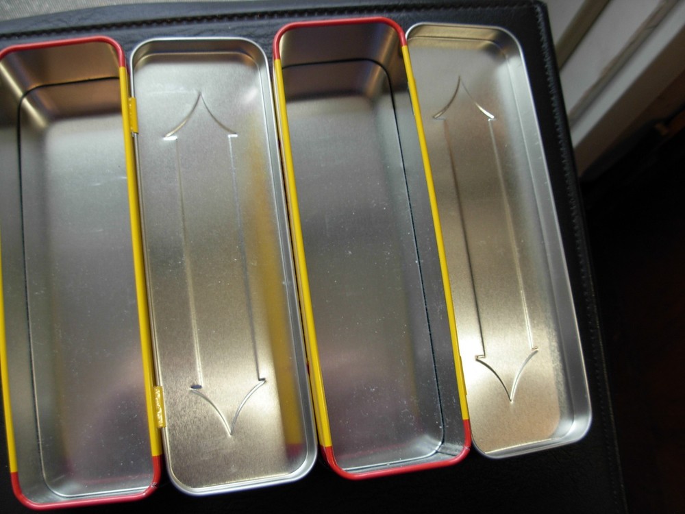 Three Wrigley's Juicy Fruit Tin Containers