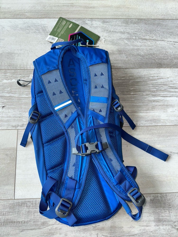 Ascend Hydration Pack Back 4L Pack Padded 2.0 Shape-Lock True Blue 2018 NWT
