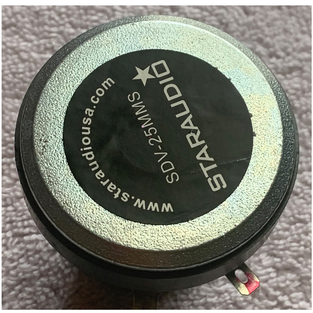 25mm Driver Horn Tweeter Titanium Compression Screw-on for Replacement Speaker