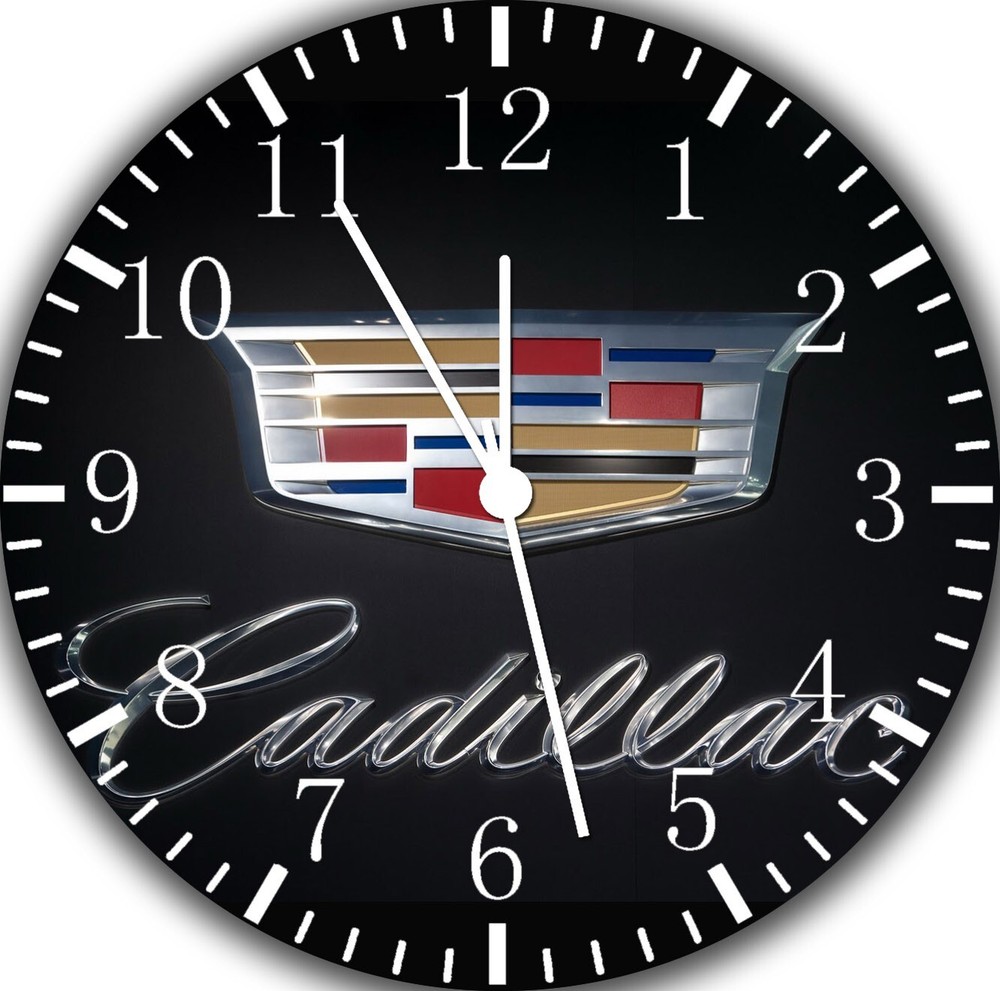 Cadillac Wall Clock E181 Personalized option with adding name