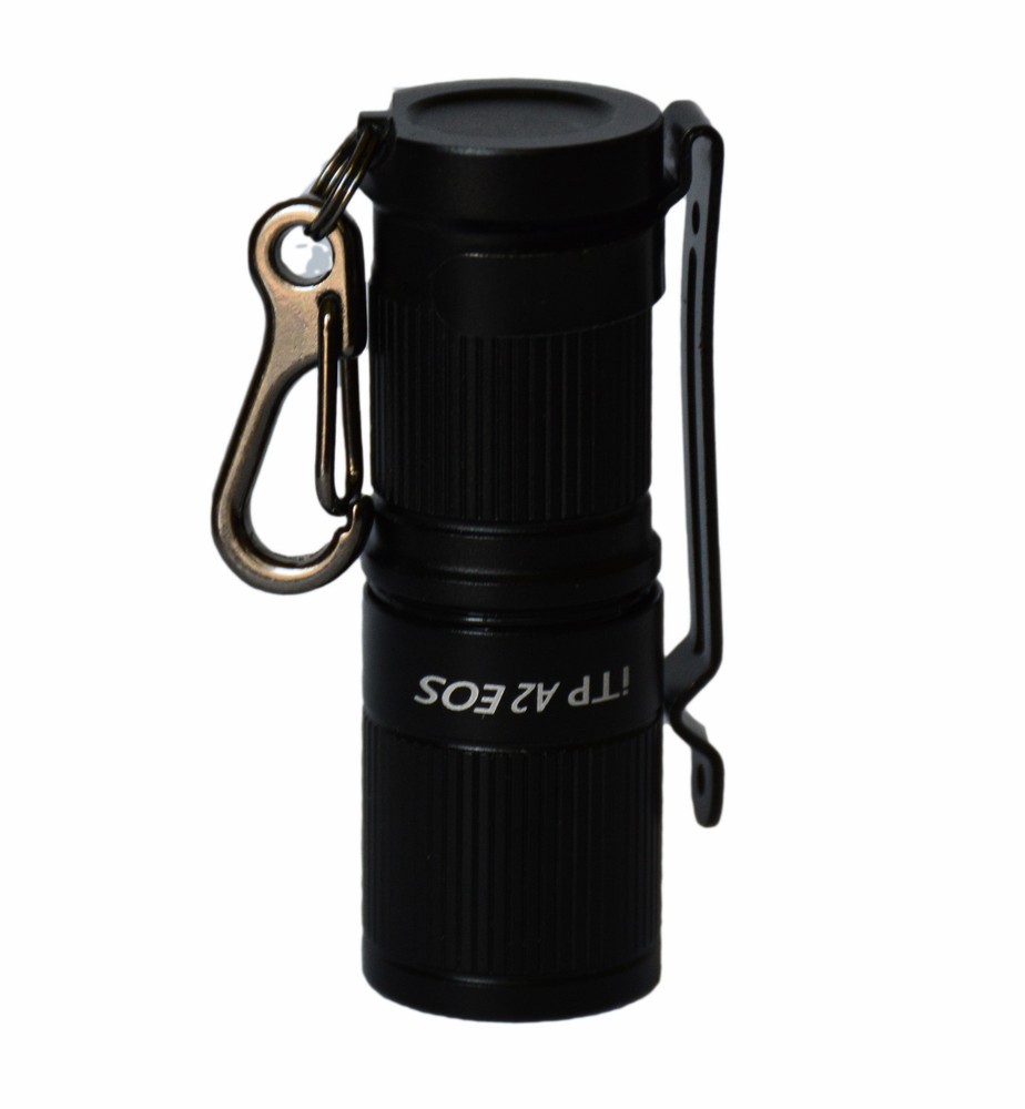 iTP A2 EOS 3 Mode 230 lumen Keychain Mini Flashlight w/ Magnet End light