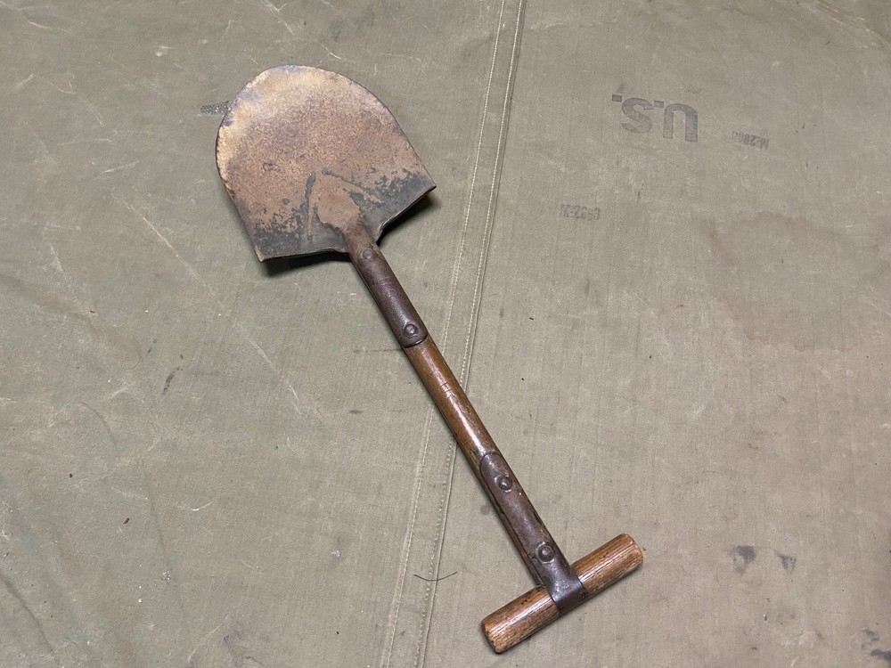 ORIGINAL WWI WWII US ARMY M1910 T-HANDLE FIELD E-TOOL ENTRENCHING SHOVEL-