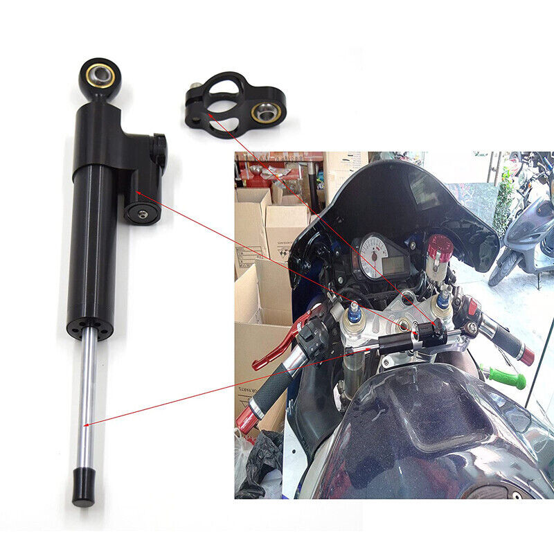 Universal Adjustable CNC Steering Damper Stabilizer Motorcycle Accessories