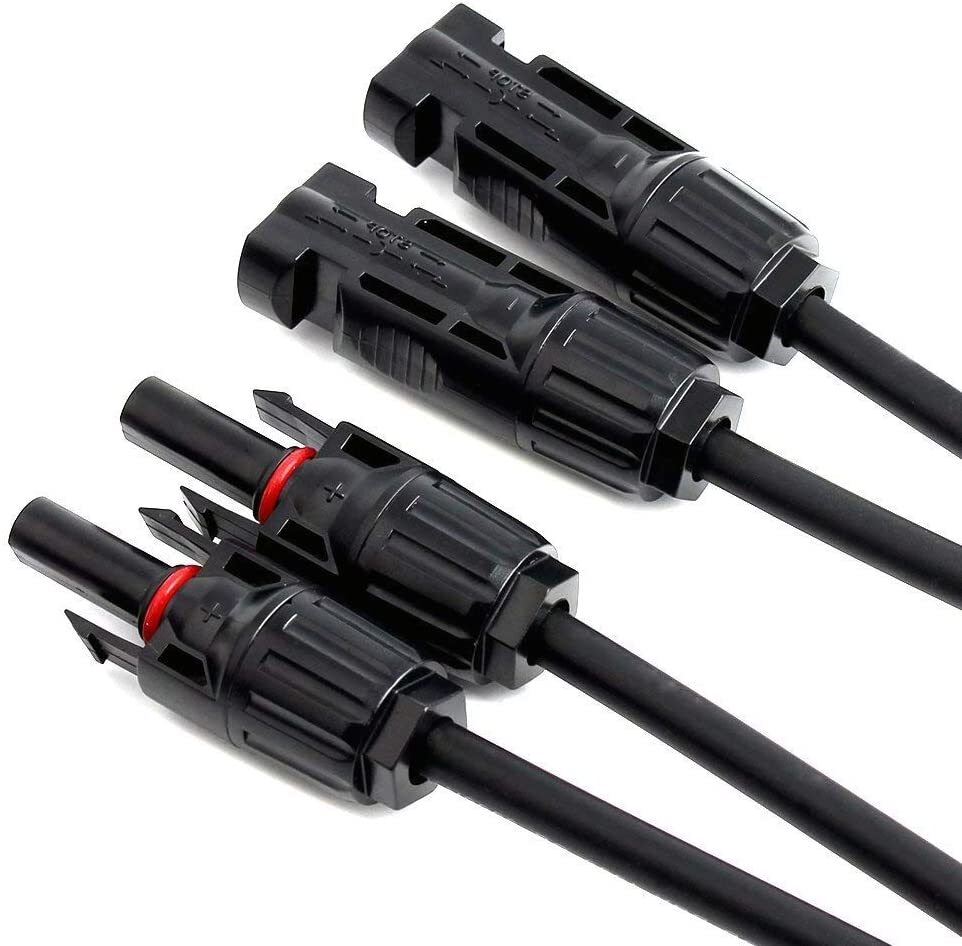 Solar Panel Y Branch Cable Connection Waterproof Adapter Connector Extension