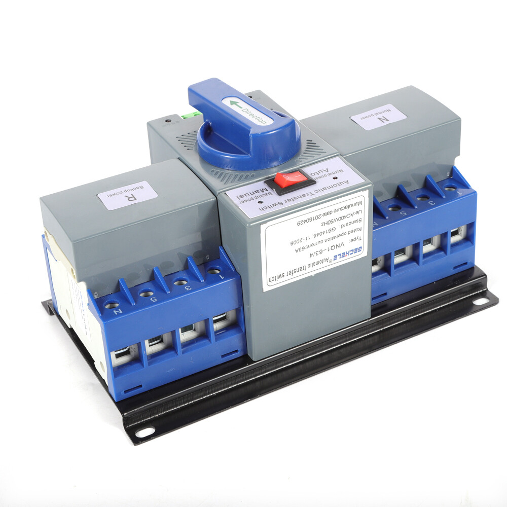 Dual Power Automatic Transfer Switch Generator Changeover Switch CB Level 63A 4P