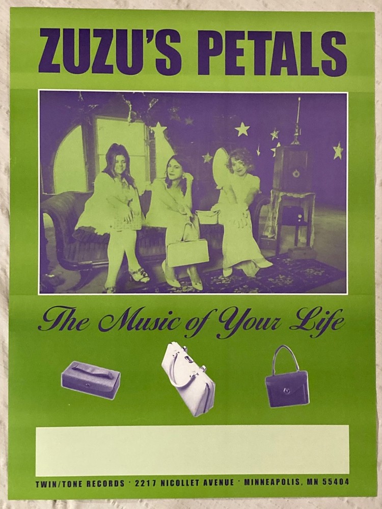 Zuzu’s Petals 1994 Promo Poster The Music Of Your Life Twin/Tone Records H