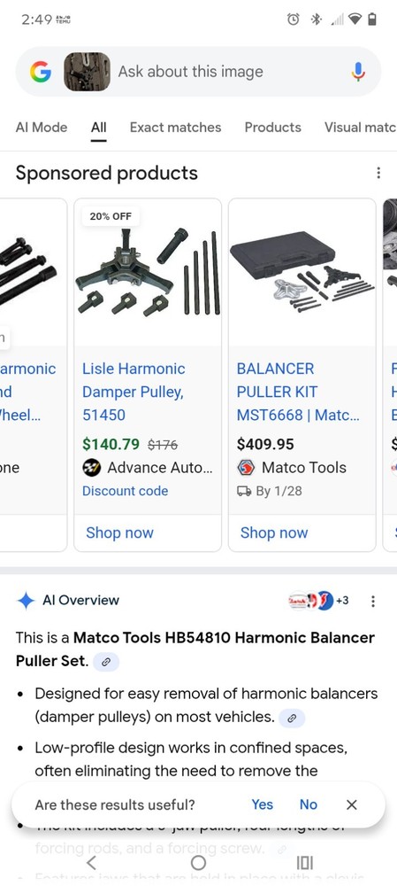 Harmonic Balancer Steering Wheel Puller Power Steering Pump Puller Any Puller