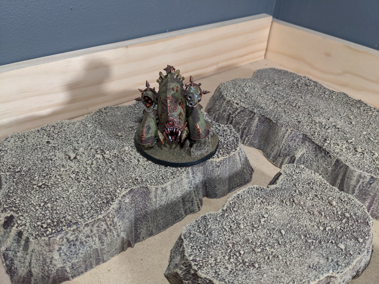 Wargaming Terrain Medium Box Set Platform Hills Desert Finish