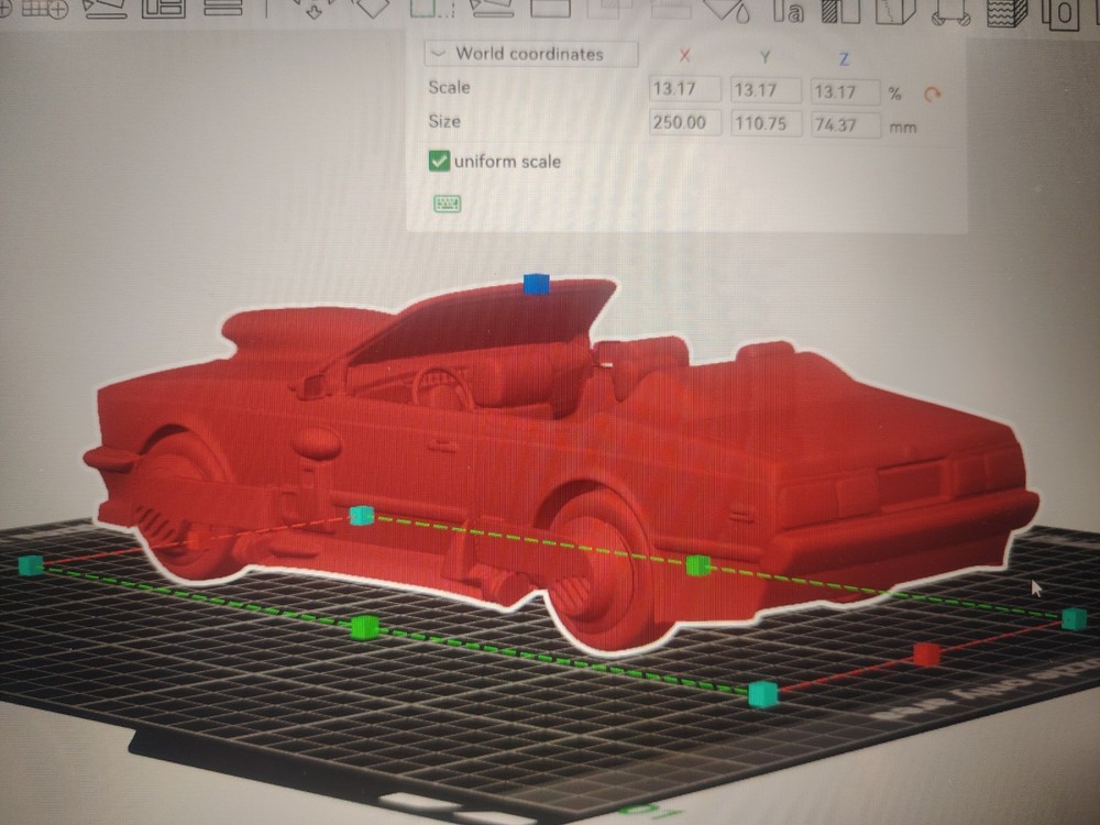 Back to the Future 3D Printed Biff Bmw