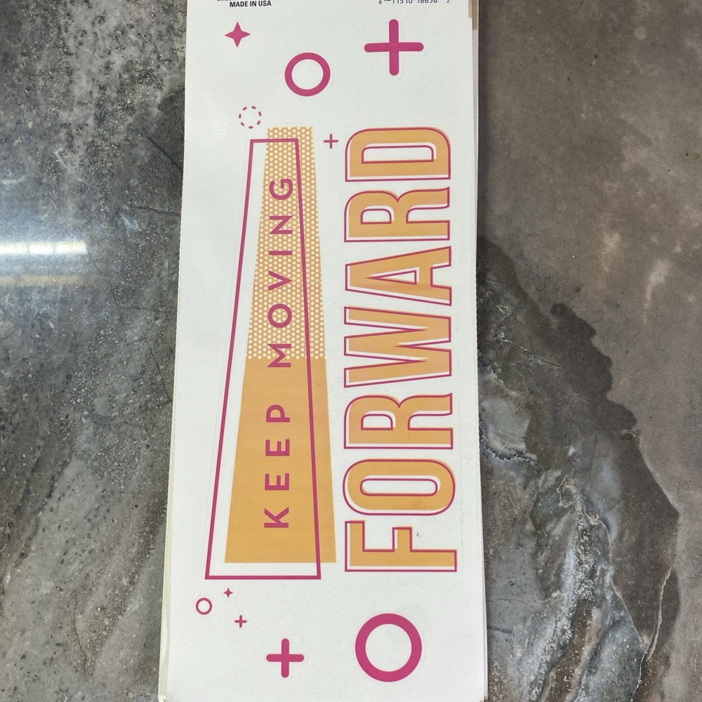 14 Crafters Square Stickers Decals Wake Up, Keep Moving Forward, Anesthesia Tech