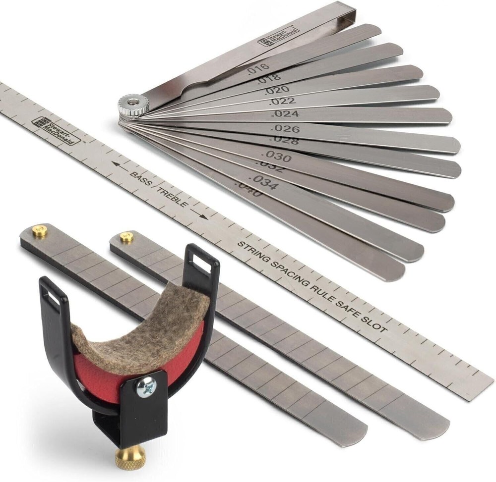 StewMac Safe Slot Guitar Nut Guard Complete Set