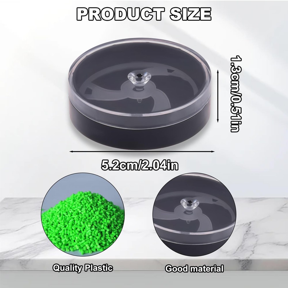 CYUXING 2Pcs Portable Watch Dial Storage Box, Dust-Proof & Scratch-Proof...
