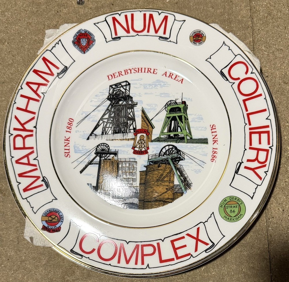 Markham Colliery Complex Plate - Mining / Miners Related