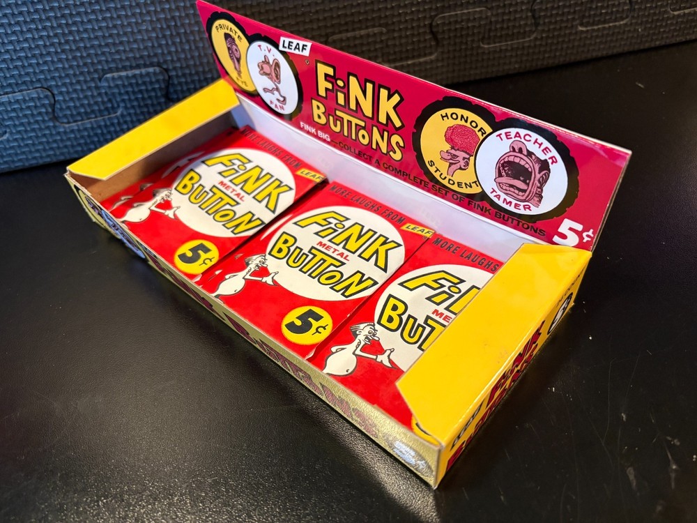 Fink Buttons - Empty custom design display box