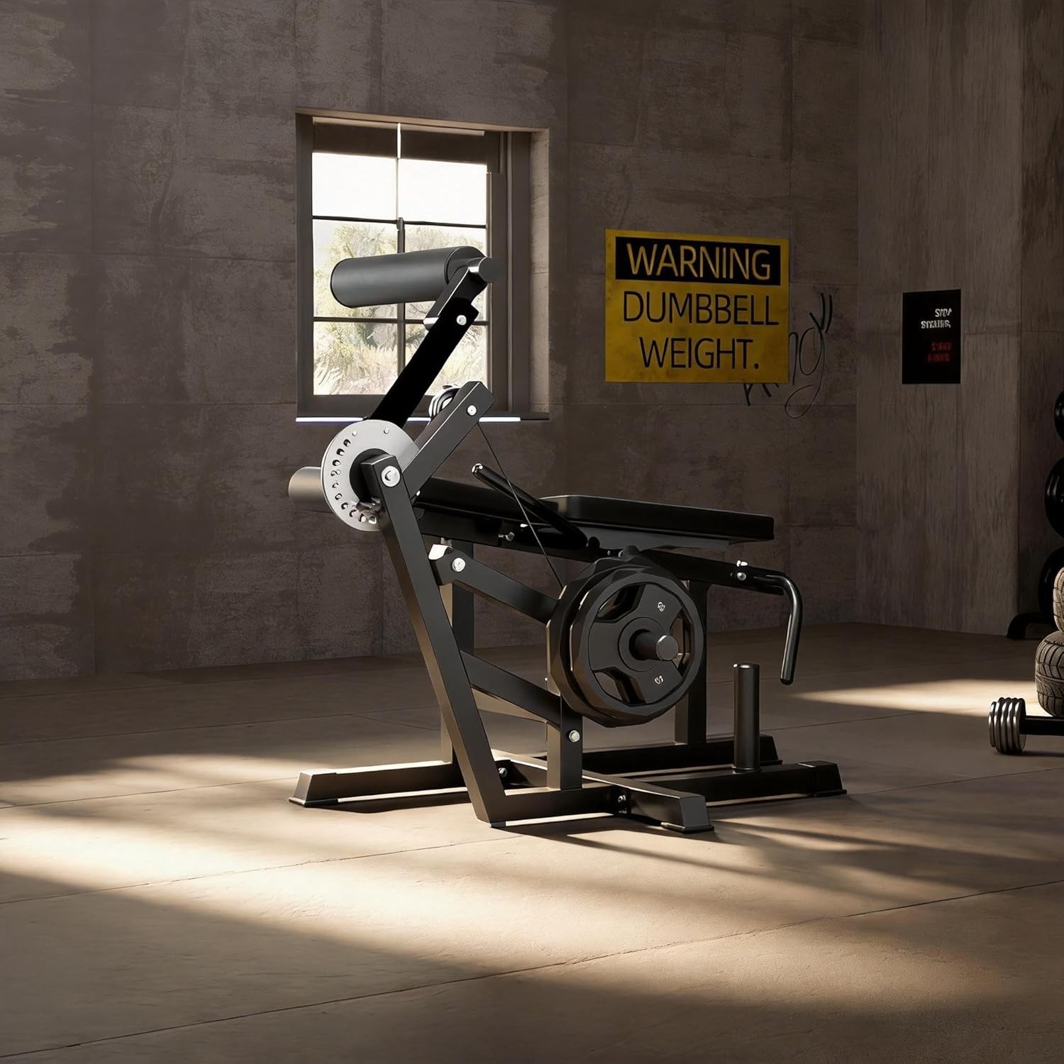 Leg Extension Curl Machine 630LBS Leg Curl Machine Seated Leg Lying Curl Machine