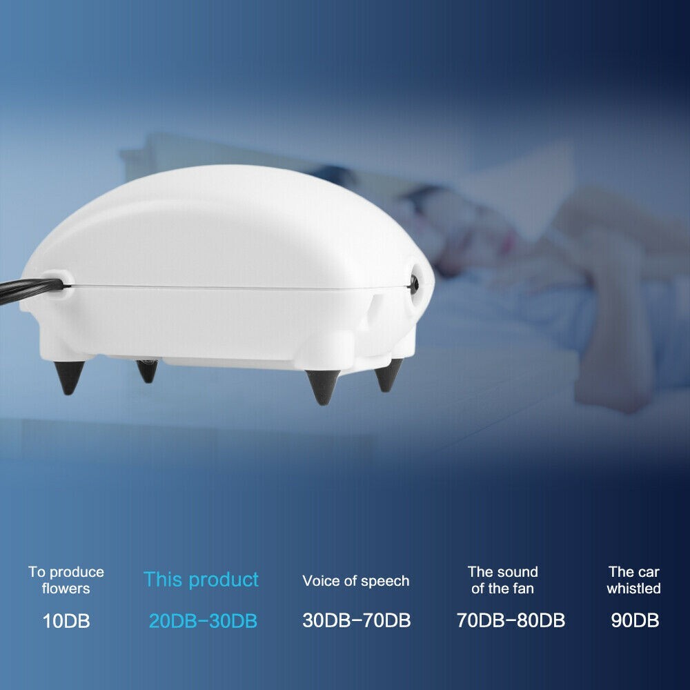 300GPH Silent Air Pump for Aquarium Fish Tank Oxygen Aerator single outlet