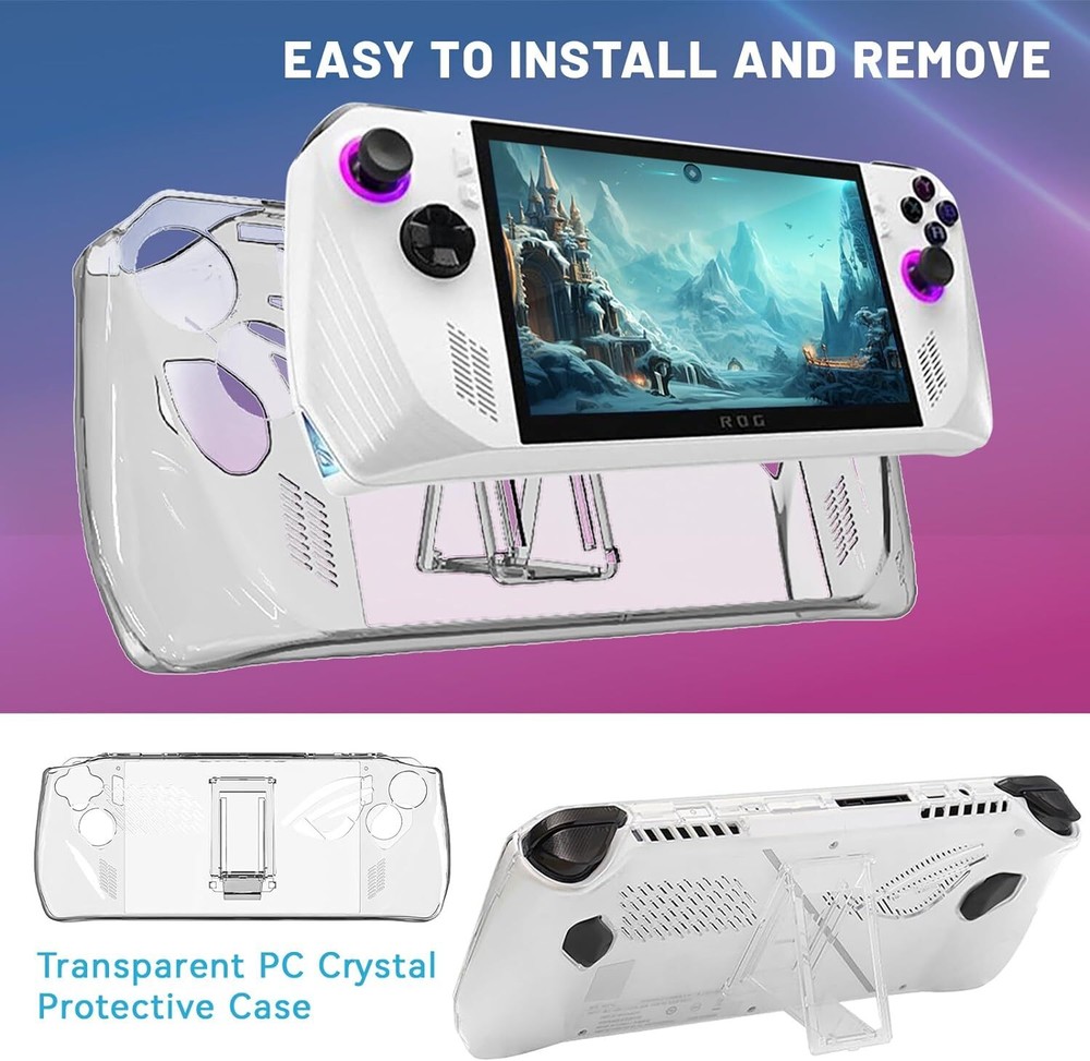 Protective Kickstand Case/ Glass Screen Protector Saver for ROG Ally Accessories
