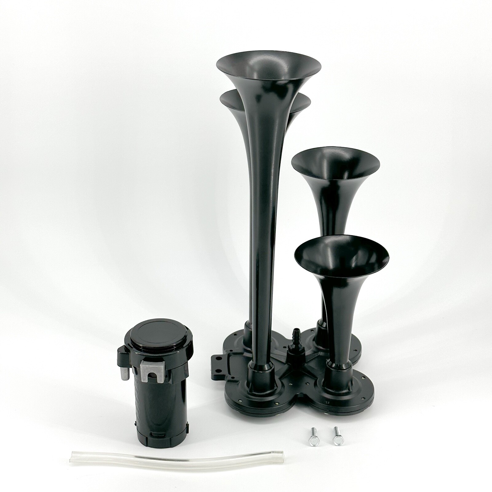 DIY Impact Drill Train Horn Kit for Cordless Drill - Quad Trumpets