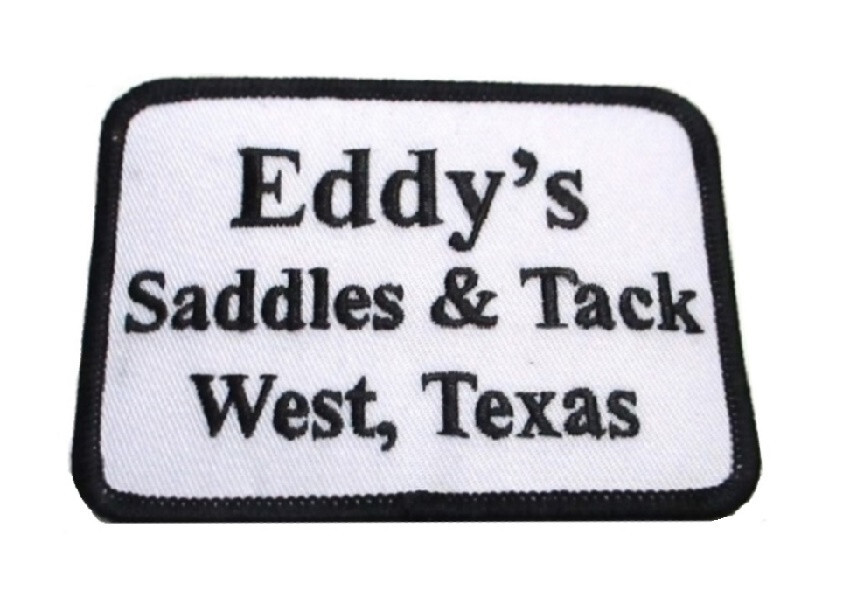 Rodeo Contestants Shirt Patch Eddy's Saddles & Tack West, Texas