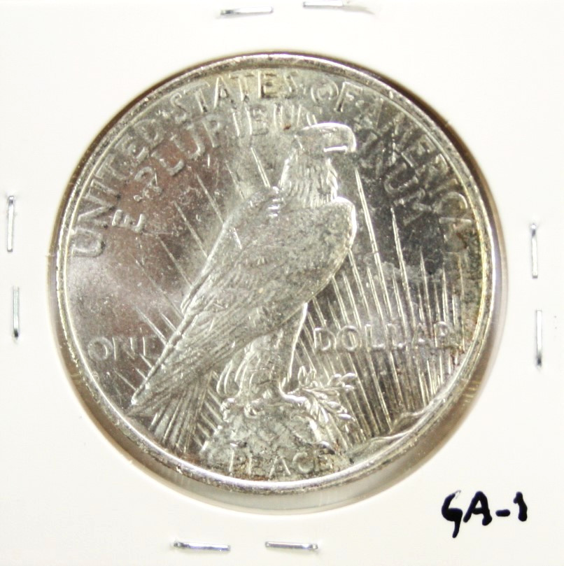 1923 Peace Dollar AU #GA-1