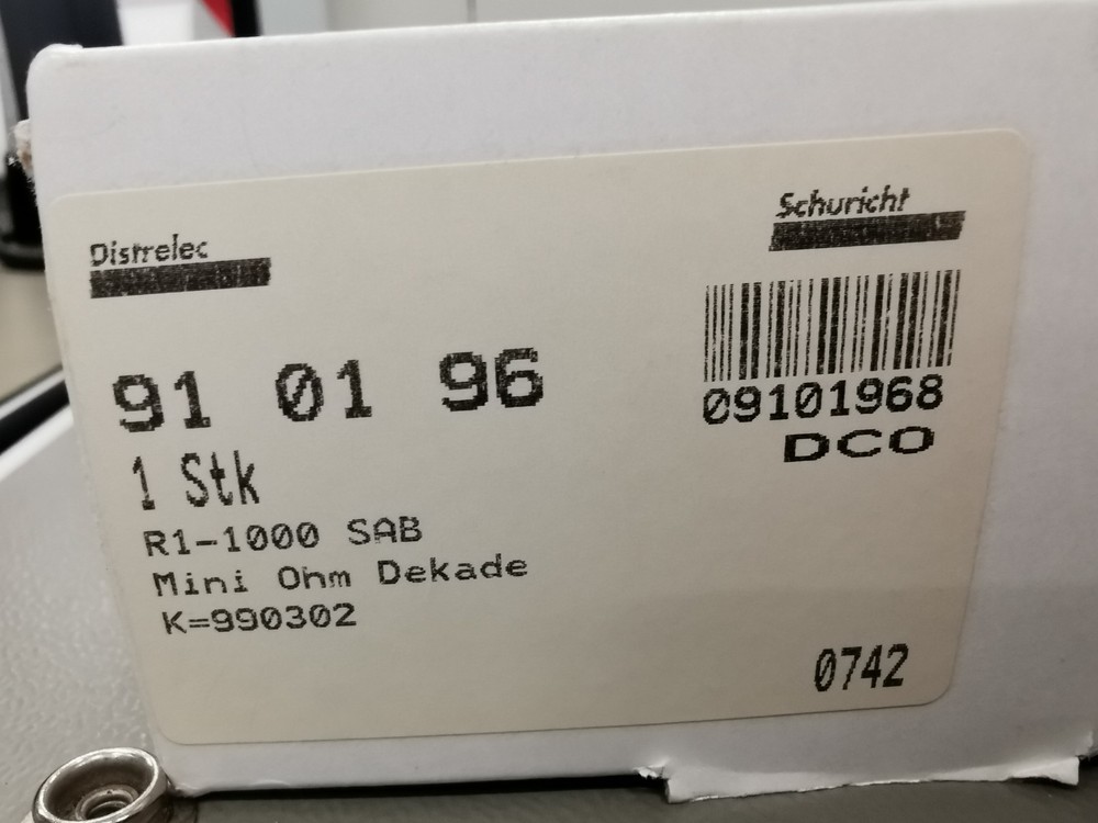 Decade Resistive Cosinus R1-1000 1%