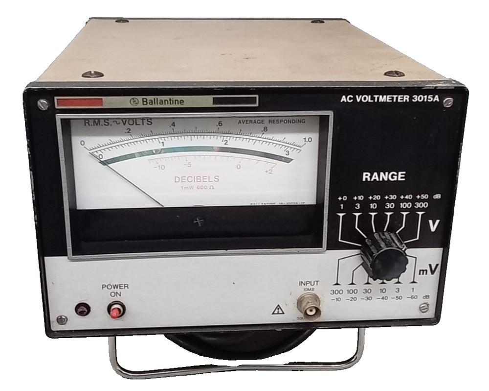Ballantine AC voltmeter 3015A   Untested  power's  up.  115 / 230V AC