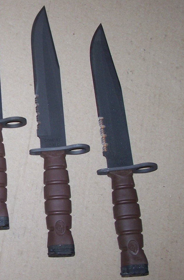 Vintage OKC3S Knife Marine Corps USMC Bayont & No Scabbard Ontario OKC-3S