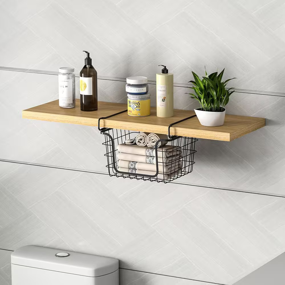 Stackable Metal Wire Storage Basket Set for Pantry, Countertop, Kitchen or Bathr