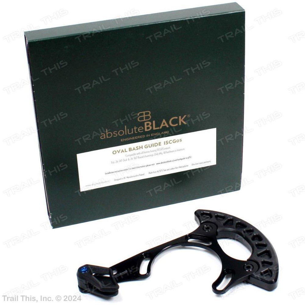 absoluteBLACK Oval Chainguide Bashguard ISCG-05 Mount 26-34T Oval