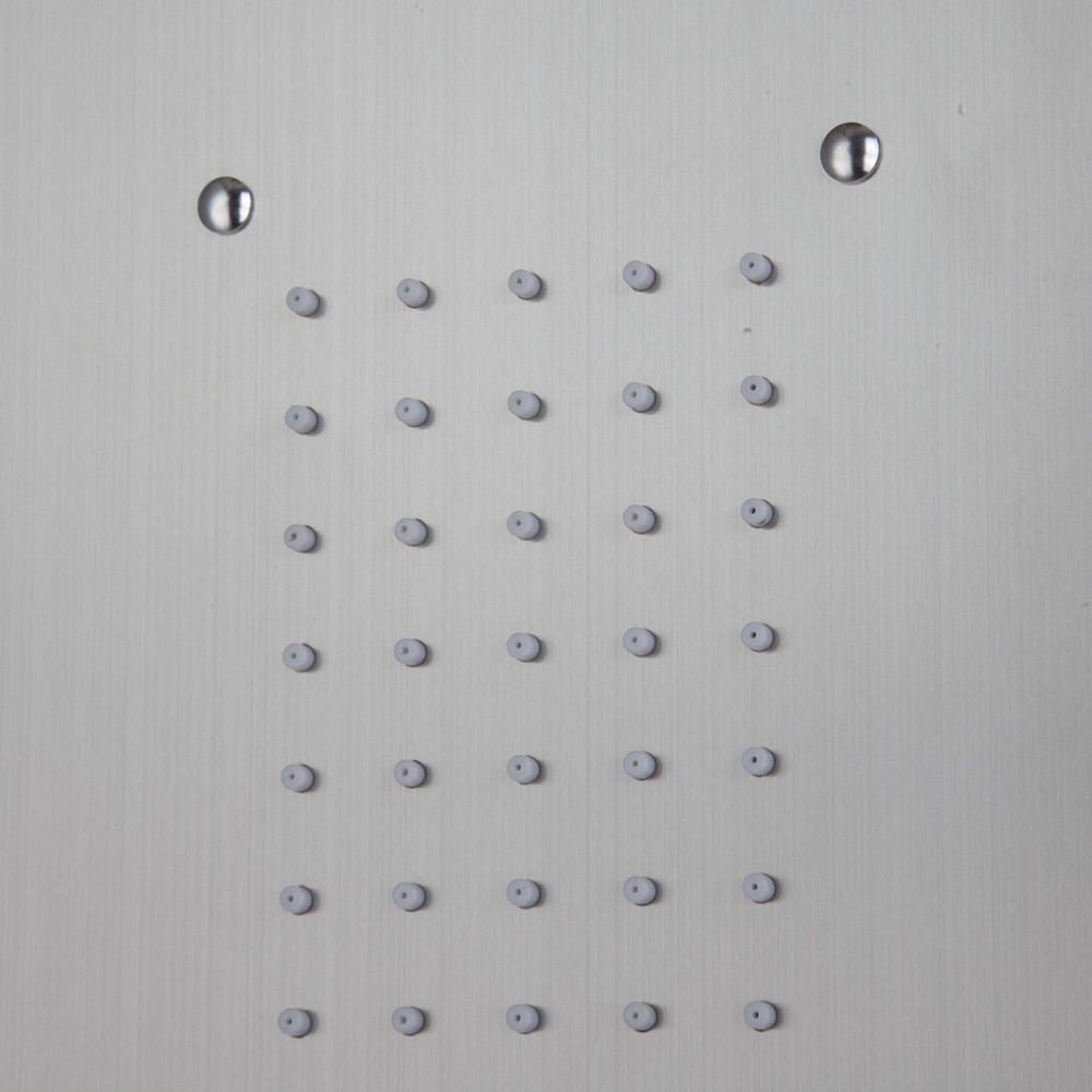 Brushed Nickel Bathroom Multi Function Shower Panel +Handshower Spary Wall Mount