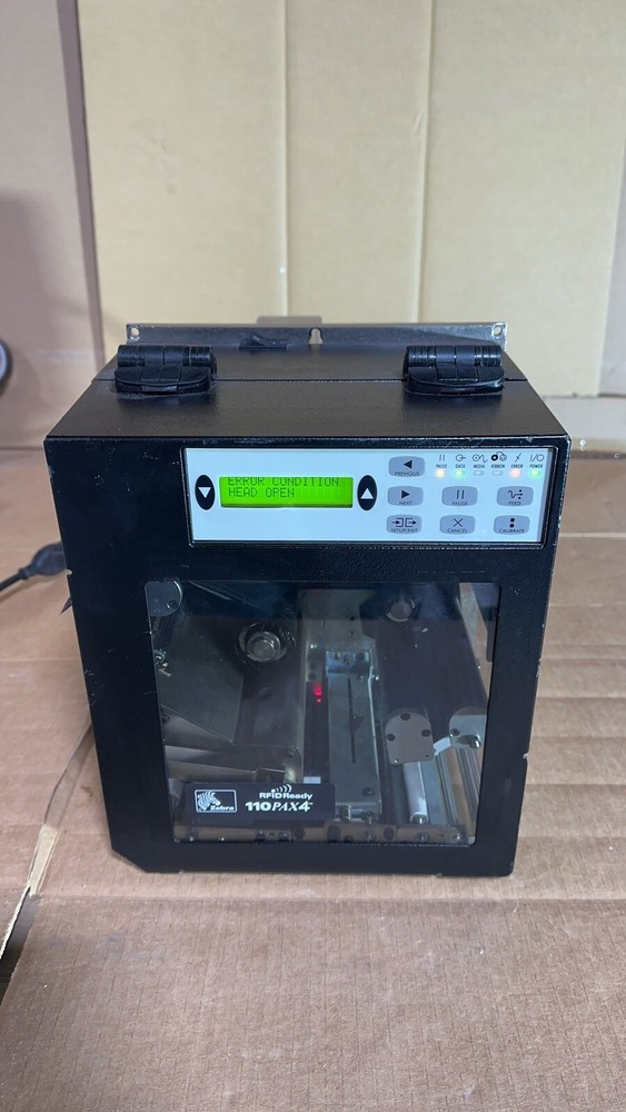 Zebra thermal printer 110PAX4 print and apply engine labeler bar code printer