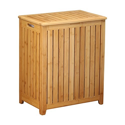 Spa-Style Bamboo Laundry Hamper Laundry Hampers