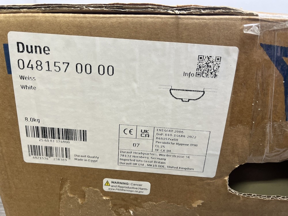 Duravit 0481570000 Dune Undermount Bathroom Sink