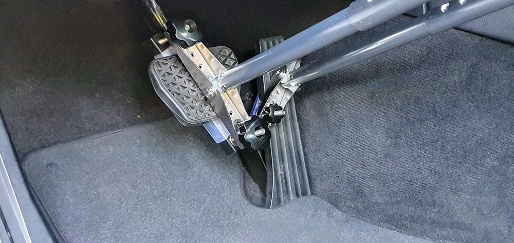 push Controls handle for Automatic Car. Disability Handicap - SCI - Driving Aid