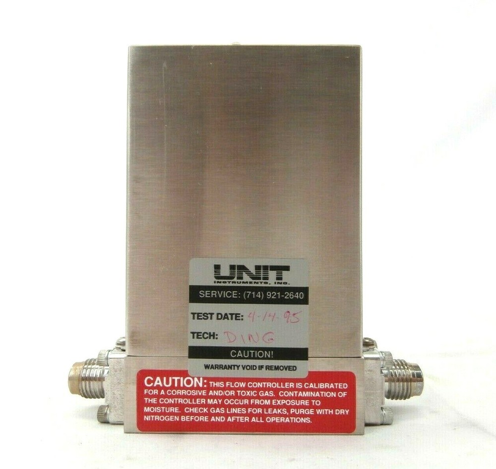 UNIT Instruments UFC-8160 Mass Flow Controller MFC 200 SCCM HI Working Spare