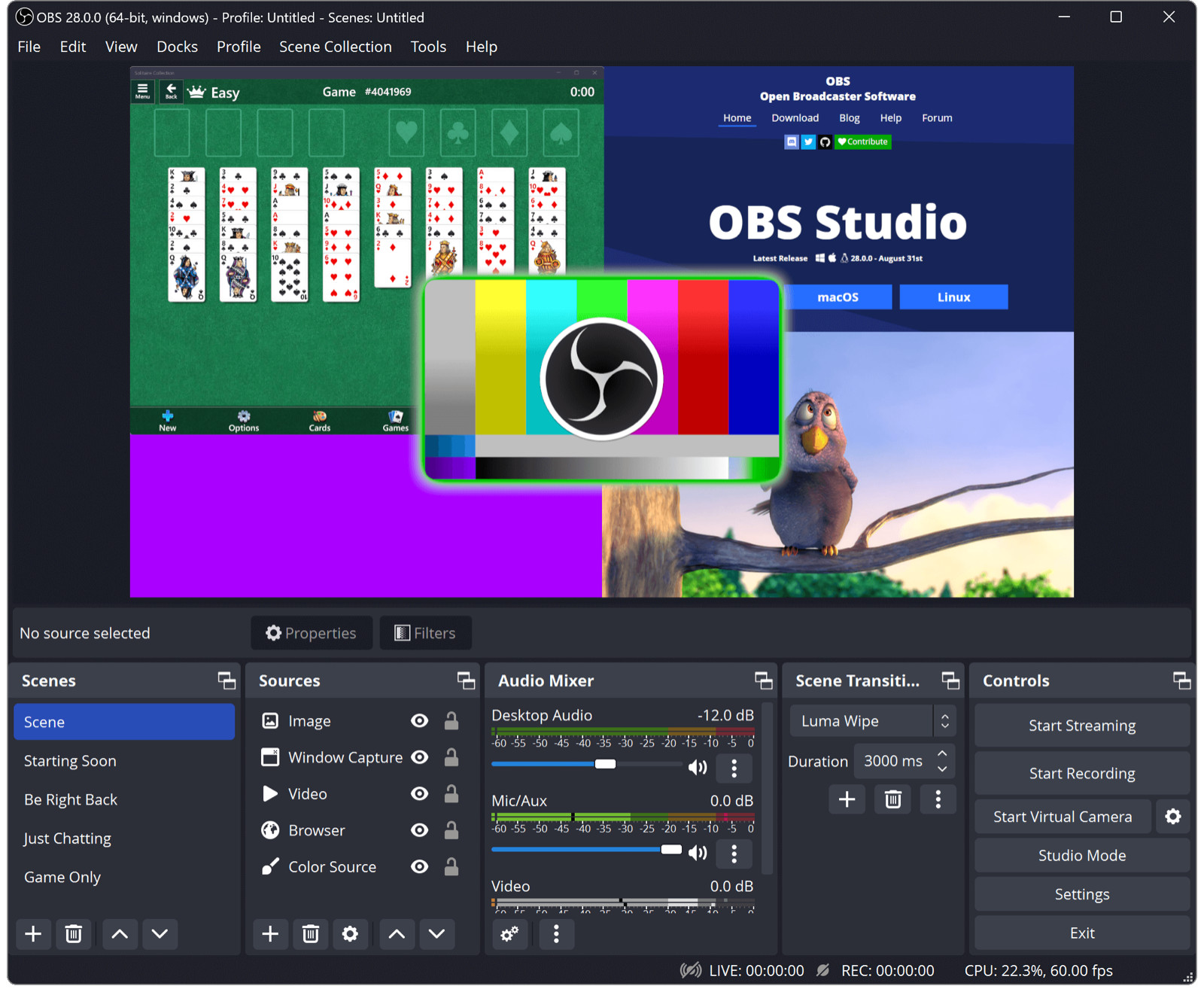 OBS Studio Video Recording | Streaming Screen Recording Software for Windows
