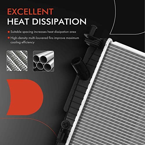 Engine Coolant Radiator Assembly Compatible with Mazda 3 2010 2011 2012 2013,