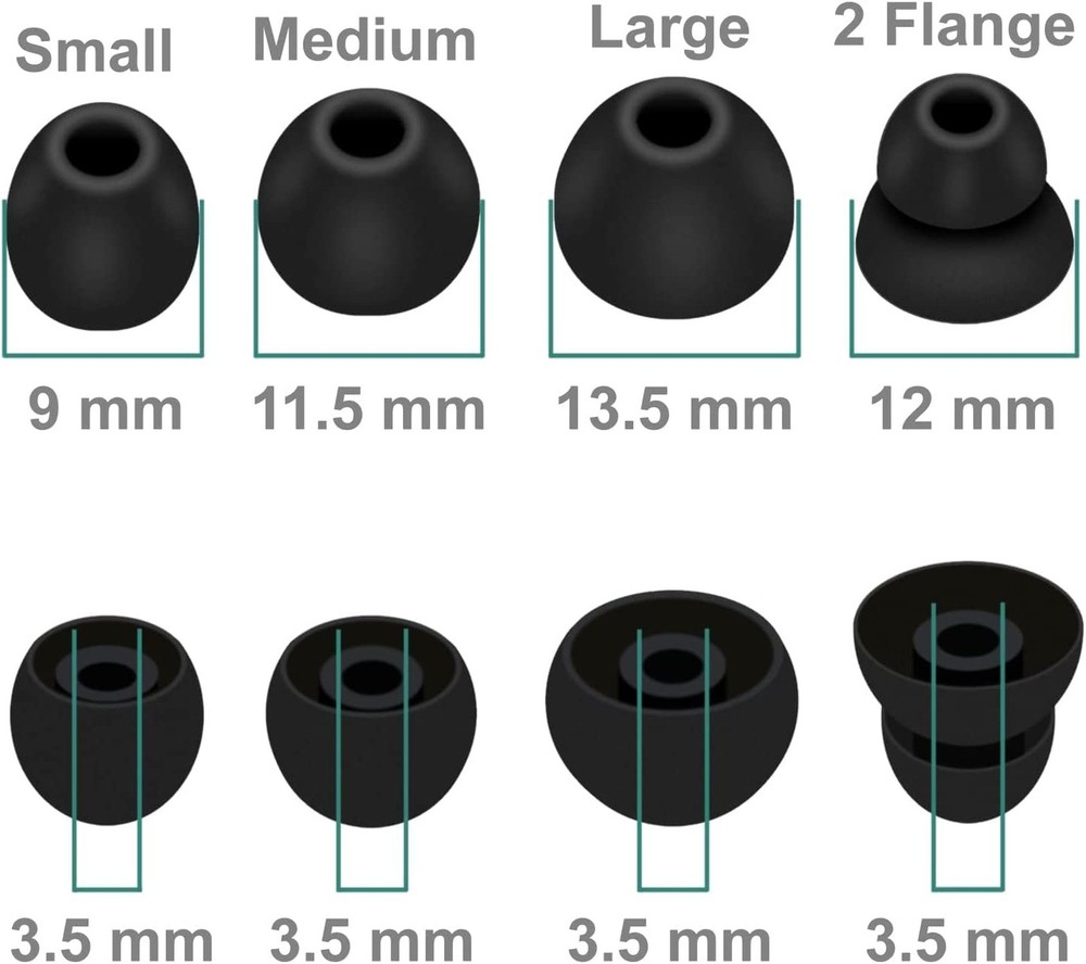 JNSA Replacement for Powerbeats Pro Ear Tips Eartips Ear Plug Ear Cap,Navy, S...