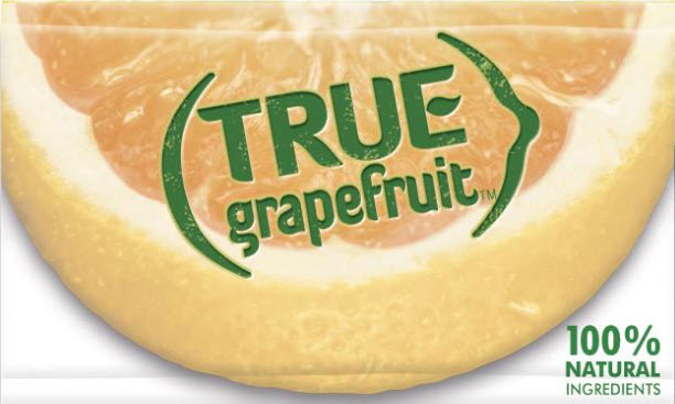 True Grapefruit Crystallized Grapefruit - 100 Bulk Packets - FREE SHIPPING