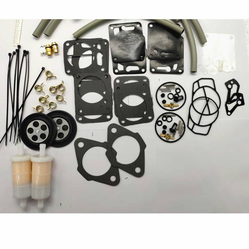 Polaris Dual Twin Carb Carburetor Rebuild Kit 700 SLT SL SLH SLTH