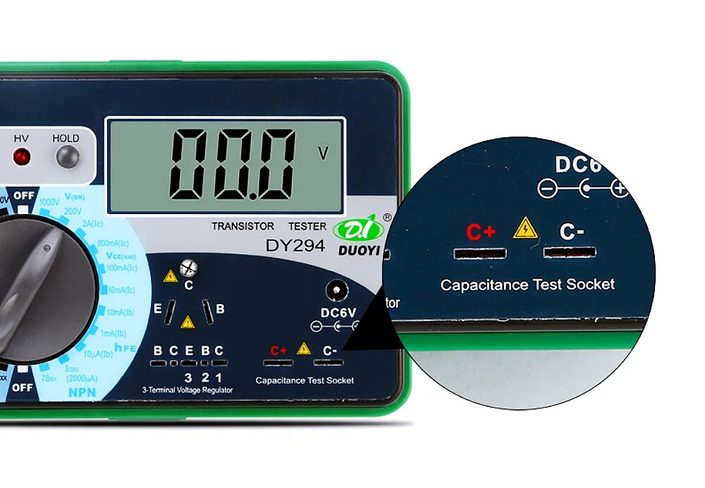 DY/294 Digital Transistor Tester 1000V Reverse AC DC Voltage Capacitance Tester