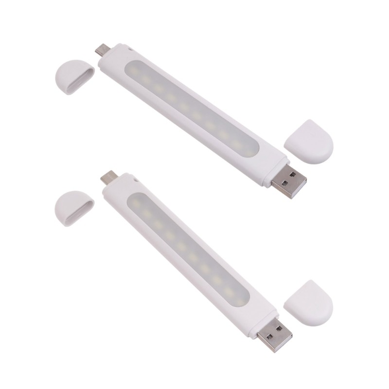 USB Powered Night Light 2W Cold Glow Micro USB TypeC for Computers and Laptops