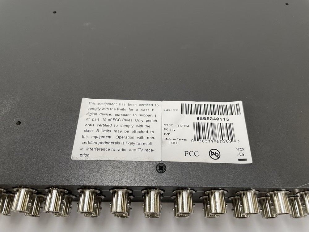 Speco RMX-16CD 16-Channel Color Triplex Multiplexer