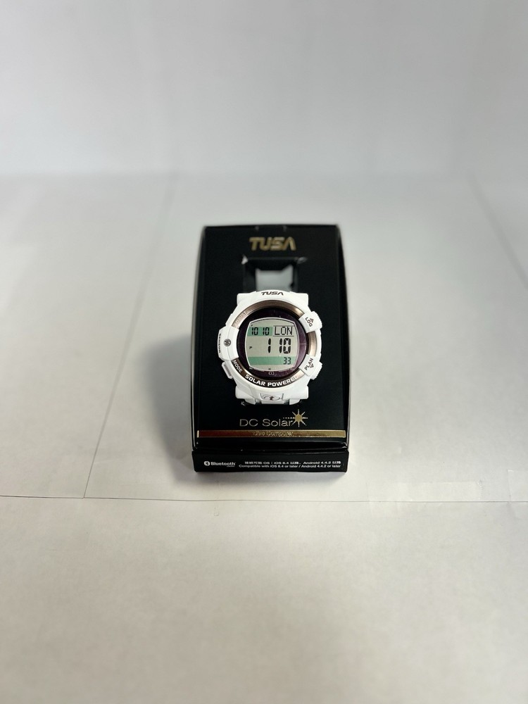 Tusa DC Solar Dive Computer, Brand New, White