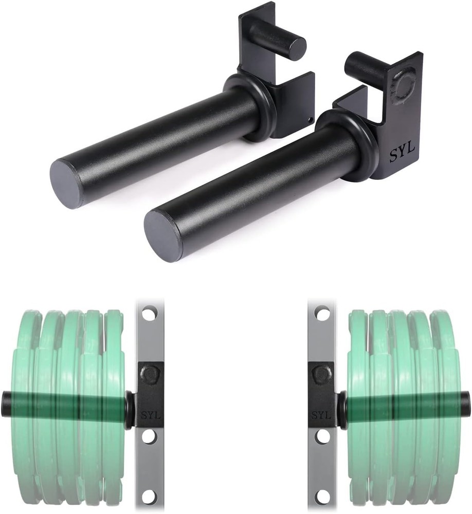 Easy-Load Weight Plate Storage Rack Attachment - Secure & Durable Design