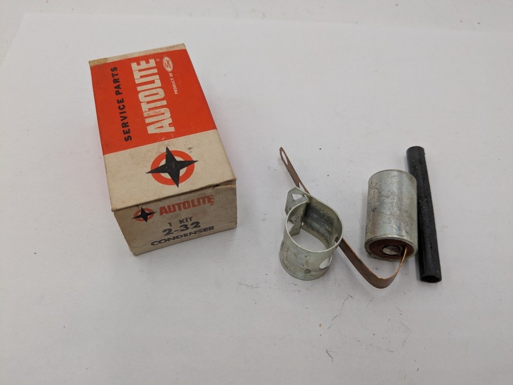 Nos Autolite 2-32 Ignition Condenser