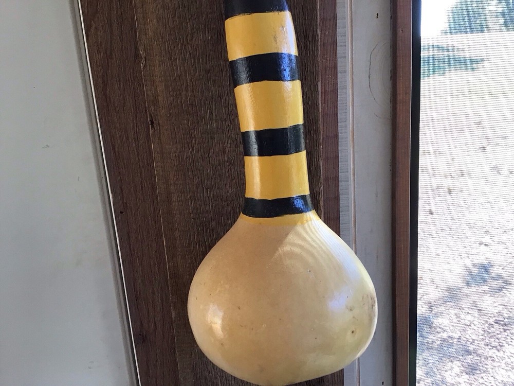 Hand Painted Gourd Bird House