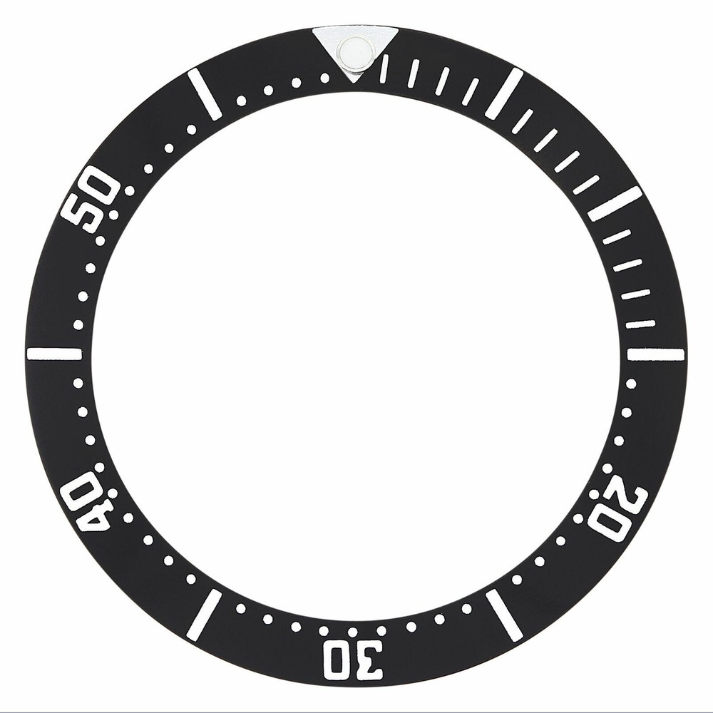 REPLACEMENT BEZEL INSERT BLACK FOR WATCH 36.80MM X 30MM