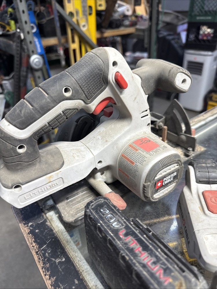 Porter Cable 20v Combo Set Circ Saw Drills Impact Light Battery UNTESTED