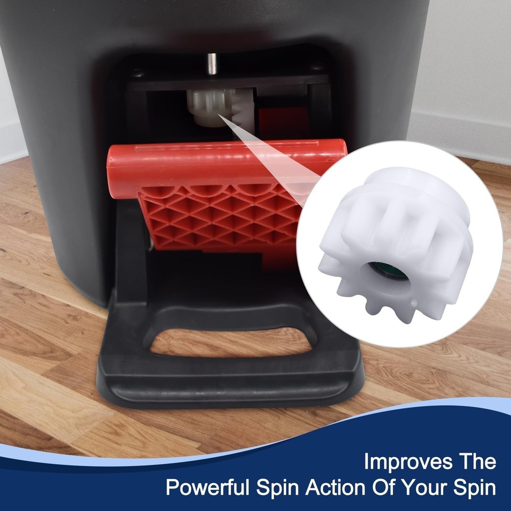 2 Pcs Easy Mop Replacement Gears for Oceda Vilida Spin Mop - Durable & Efficient
